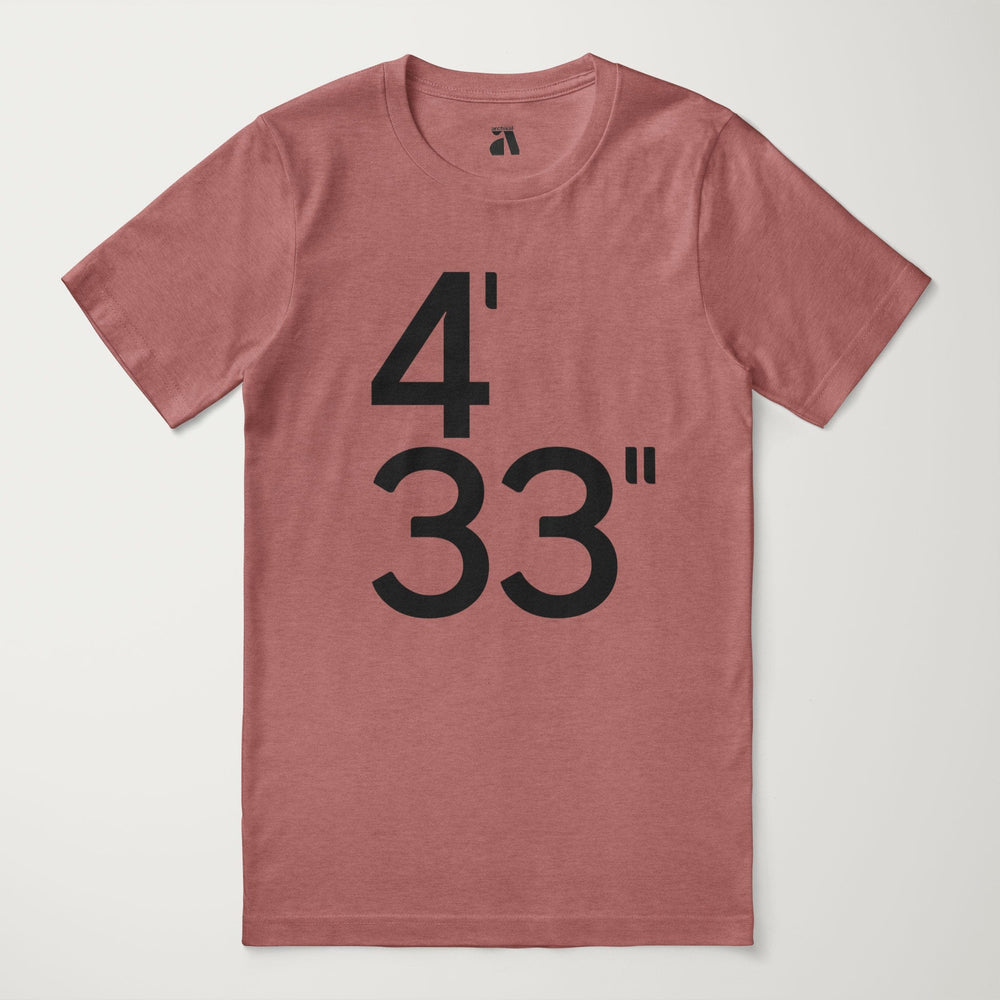 john cage: 4'33" classic tee