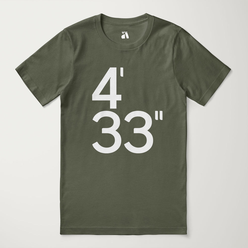 john cage: 4'33" classic tee