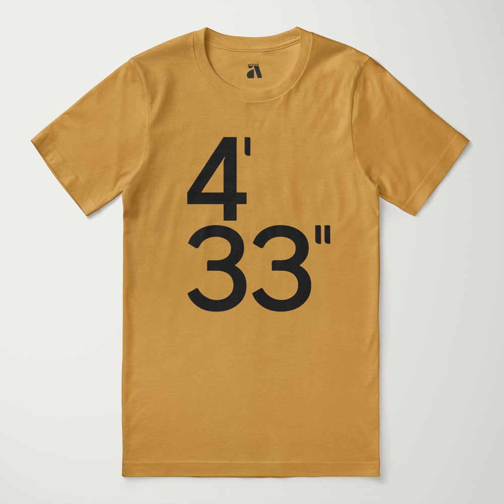 john cage: 4'33" classic tee