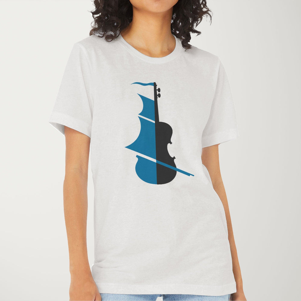 sea of song classic tee in vintage white, worn