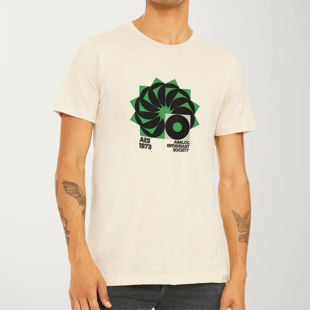 analog enthusiast society classic tee in natural, worn