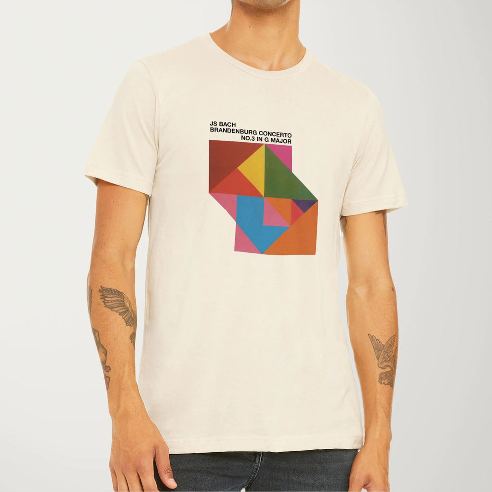 bach: brandenburg concerto no. 3 classic tee in natural, worn