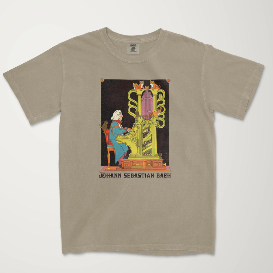 Bach: Organ Cats Vintage Heavyweight Tee