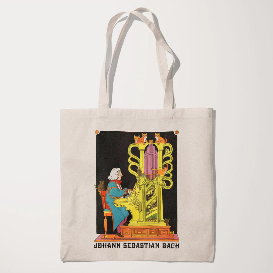Bach: Organ Cats Canvas Tote