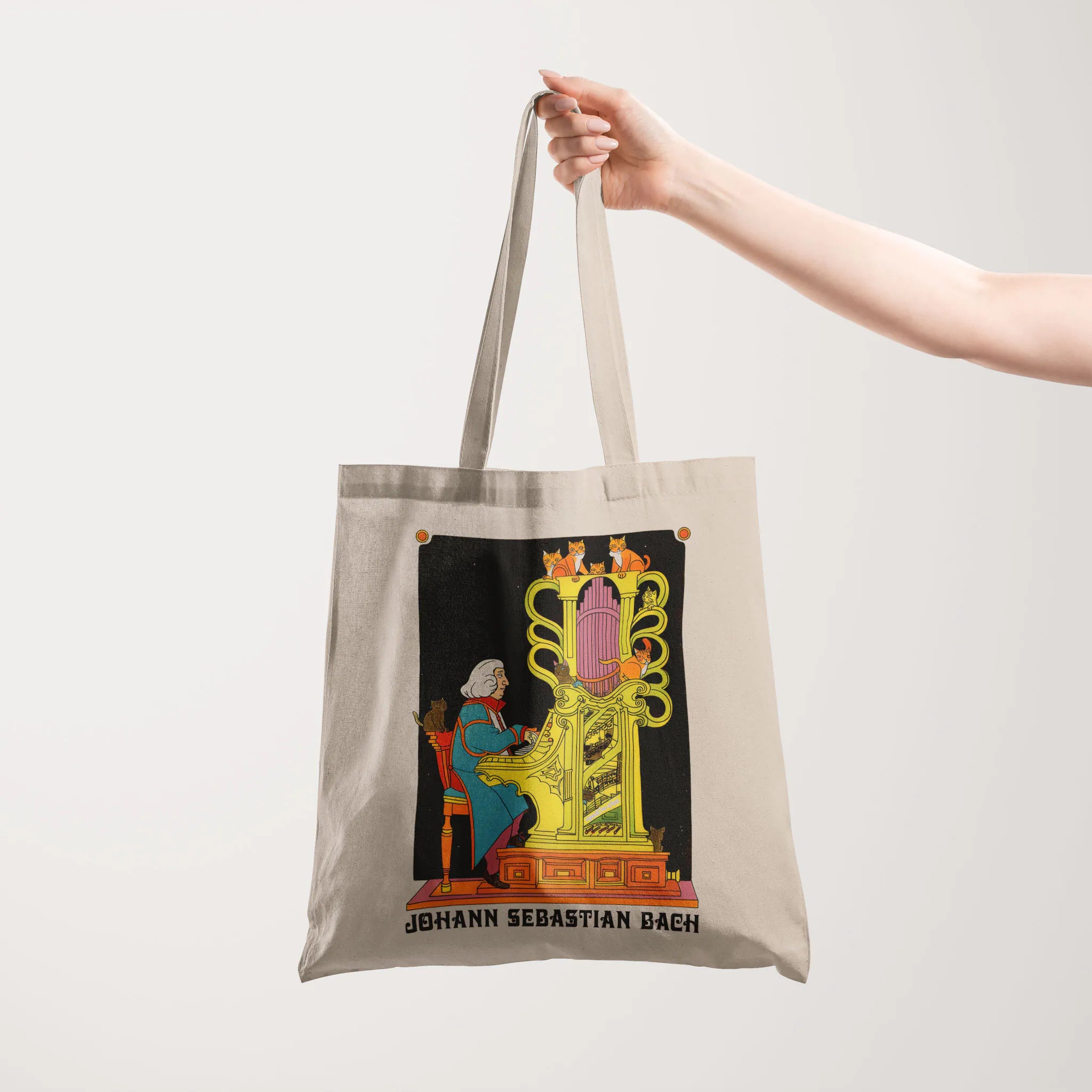 Bach: Organ Cats Tote