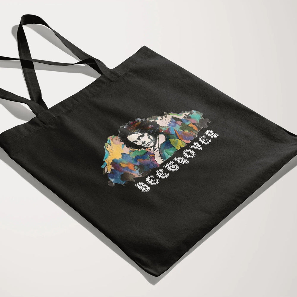ludwig van beethoven: illustrated canvas tote