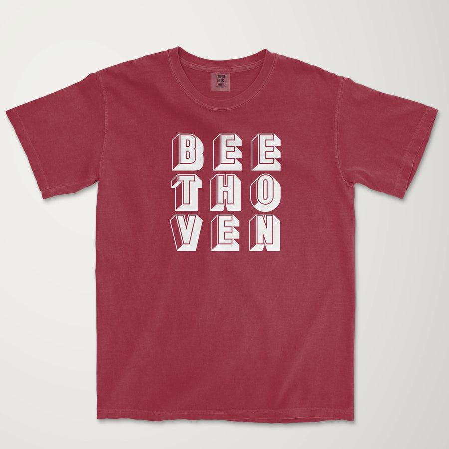 Beethoven: Block Letters Vintage Heavyweight Tee