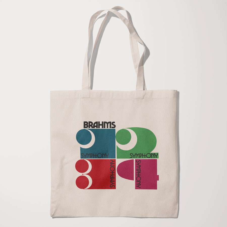 Brahms: Four Symphonies Canvas Tote