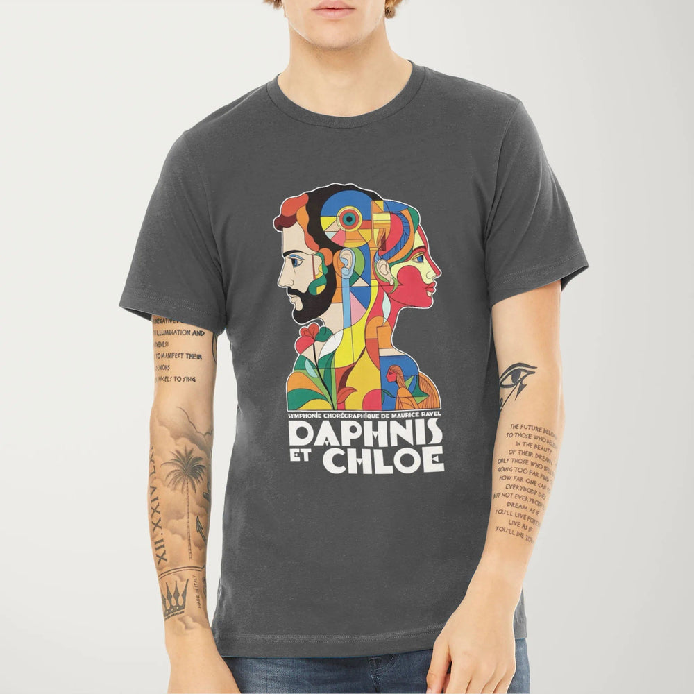 ravel: daphnis et chloé classic tee in asphalt, worn