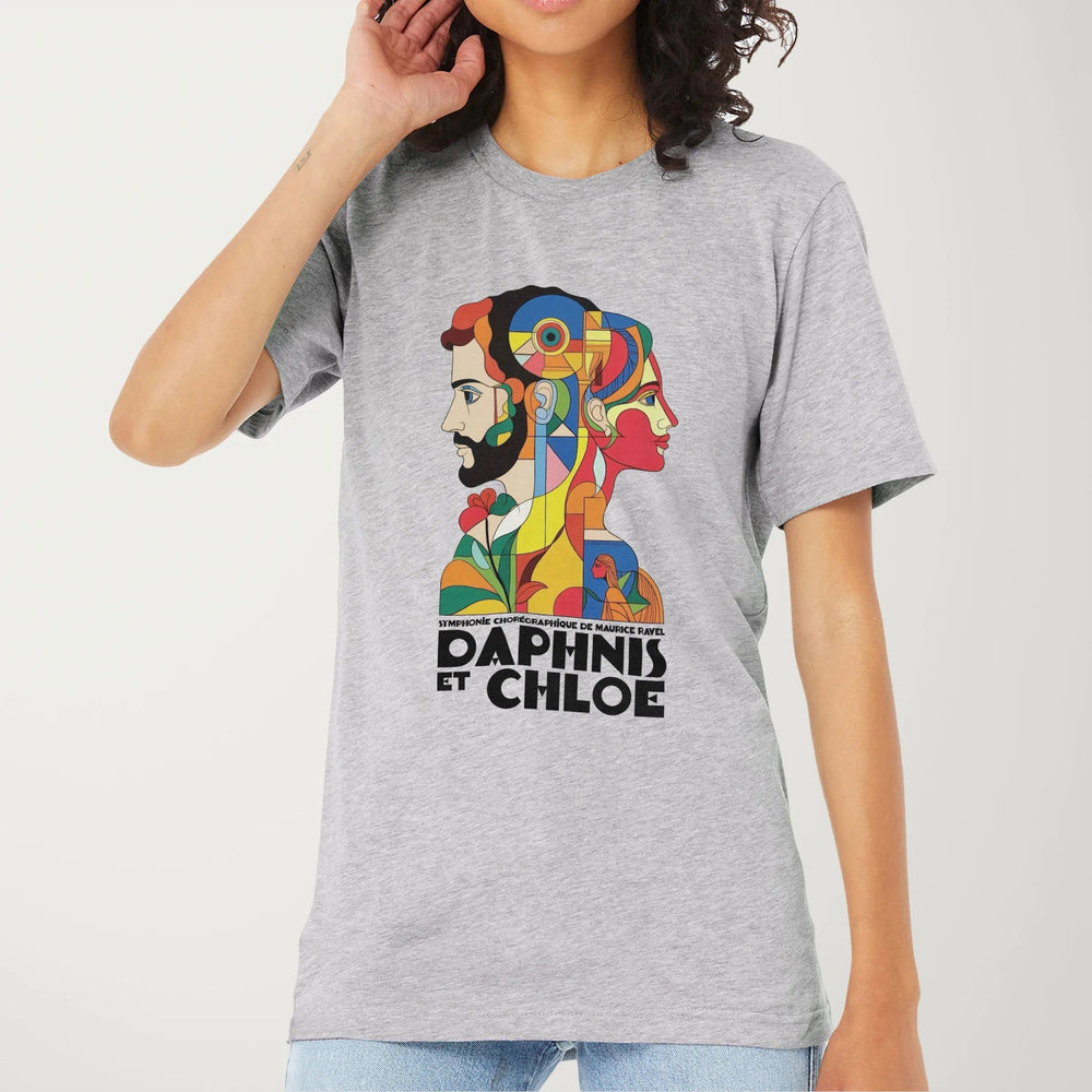ravel: daphnis et chloé classic tee in athletic heather, worn