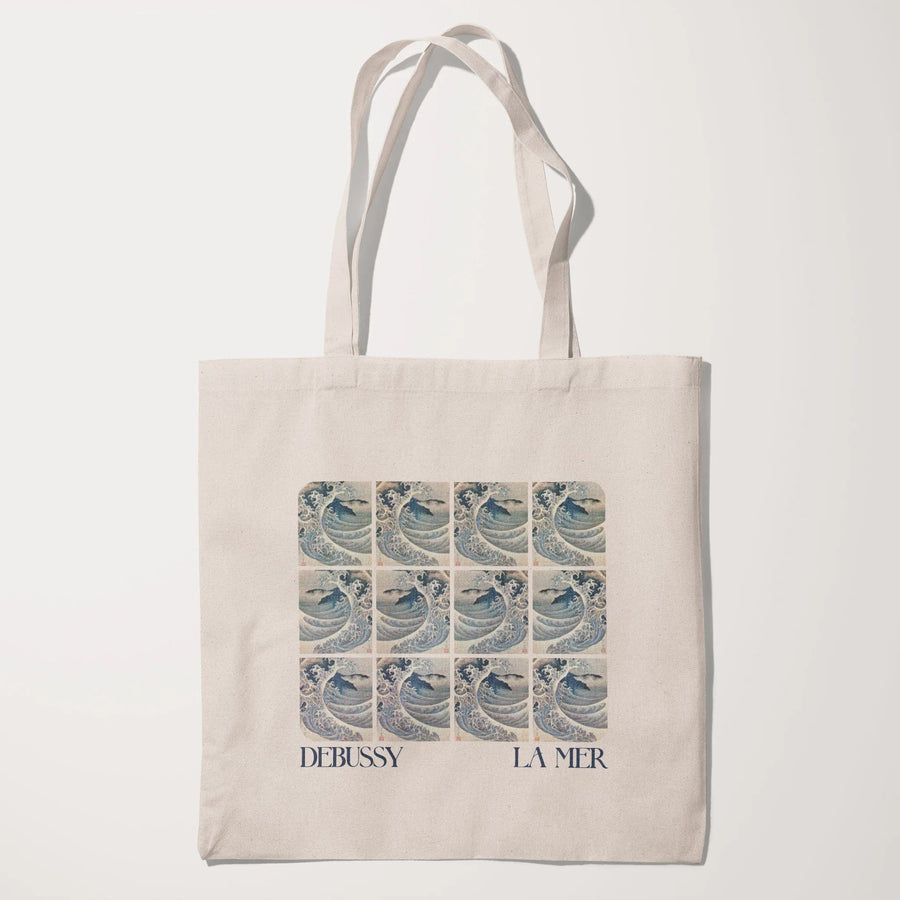 Claude Debussy: La Mer Canvas Tote