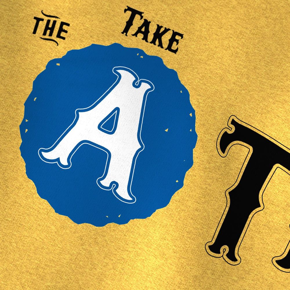 Duke Ellington: Take the A Train Classic Tee in Heather Yellow Gold, close-up
