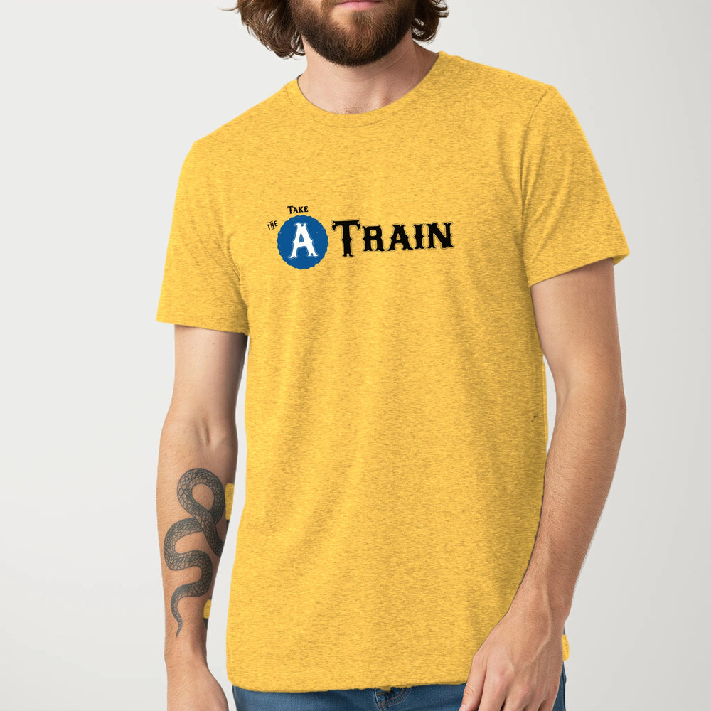 Duke Ellington: Take the A Train Classic Tee in Heather Yellow Gold, model