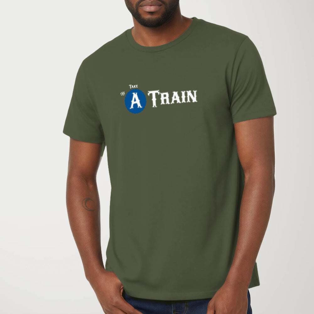 Duke Ellington: Take the A Train Classic Tee in Military Green, model