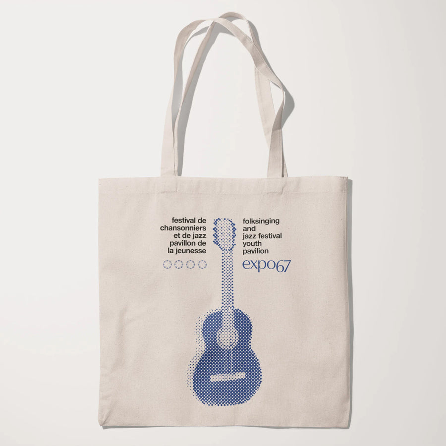 Expo 67: Folksinging & Jazz Festival Canvas Tote