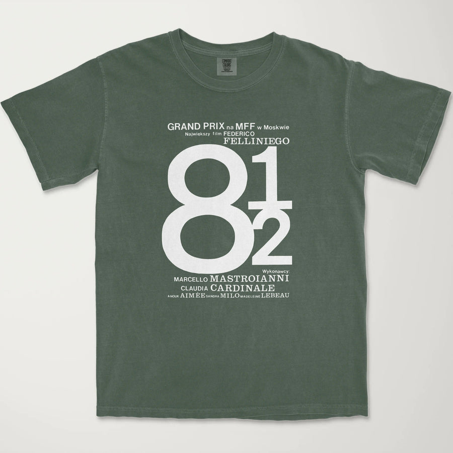 Fellini: "8 1/2" Moscow Film Fest Vintage Heavyweight Tee