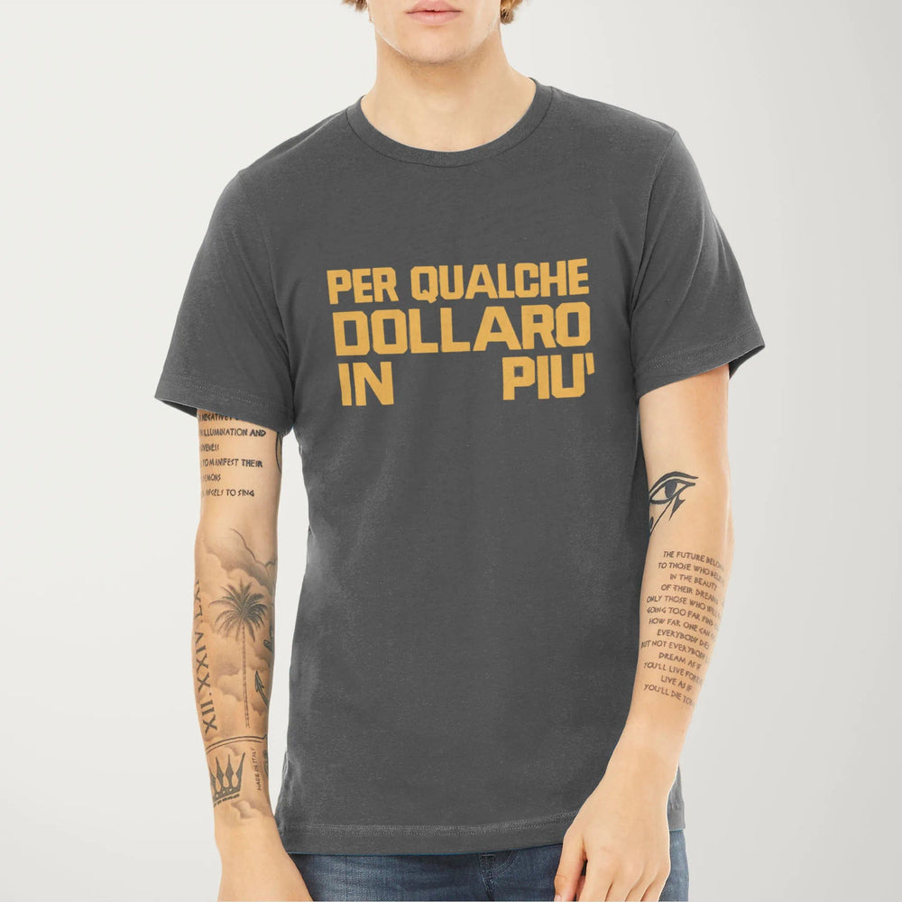 for a few dollars more: italiano classic tee in asphalt, worn