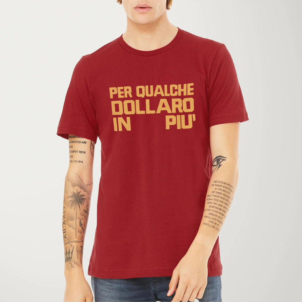 for a few dollars more: italiano classic tee in canvas red, worn