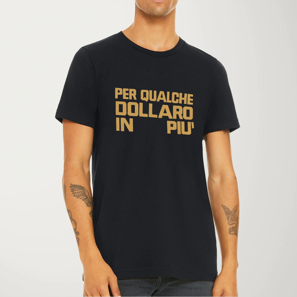for a few dollars more: italiano classic tee in vintage black, worn