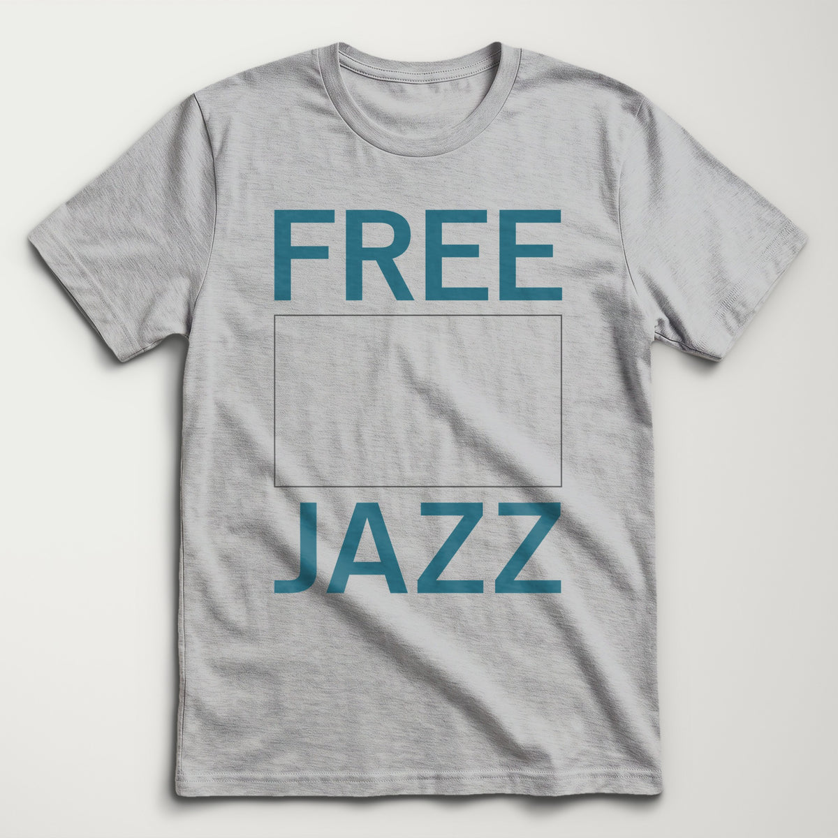 Free Jazz Classic Tee in Athletic Heather, flat lay