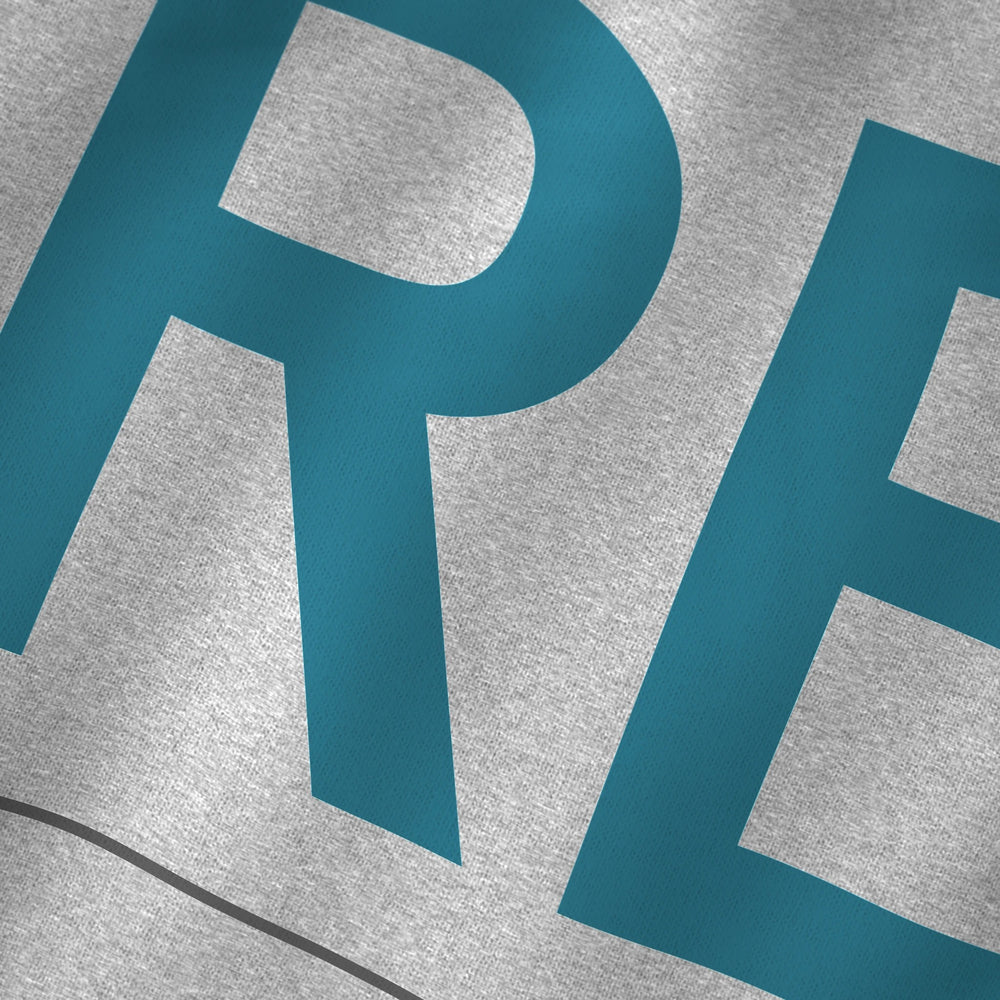 Free Jazz Classic Tee in Athletic Heather, close-up