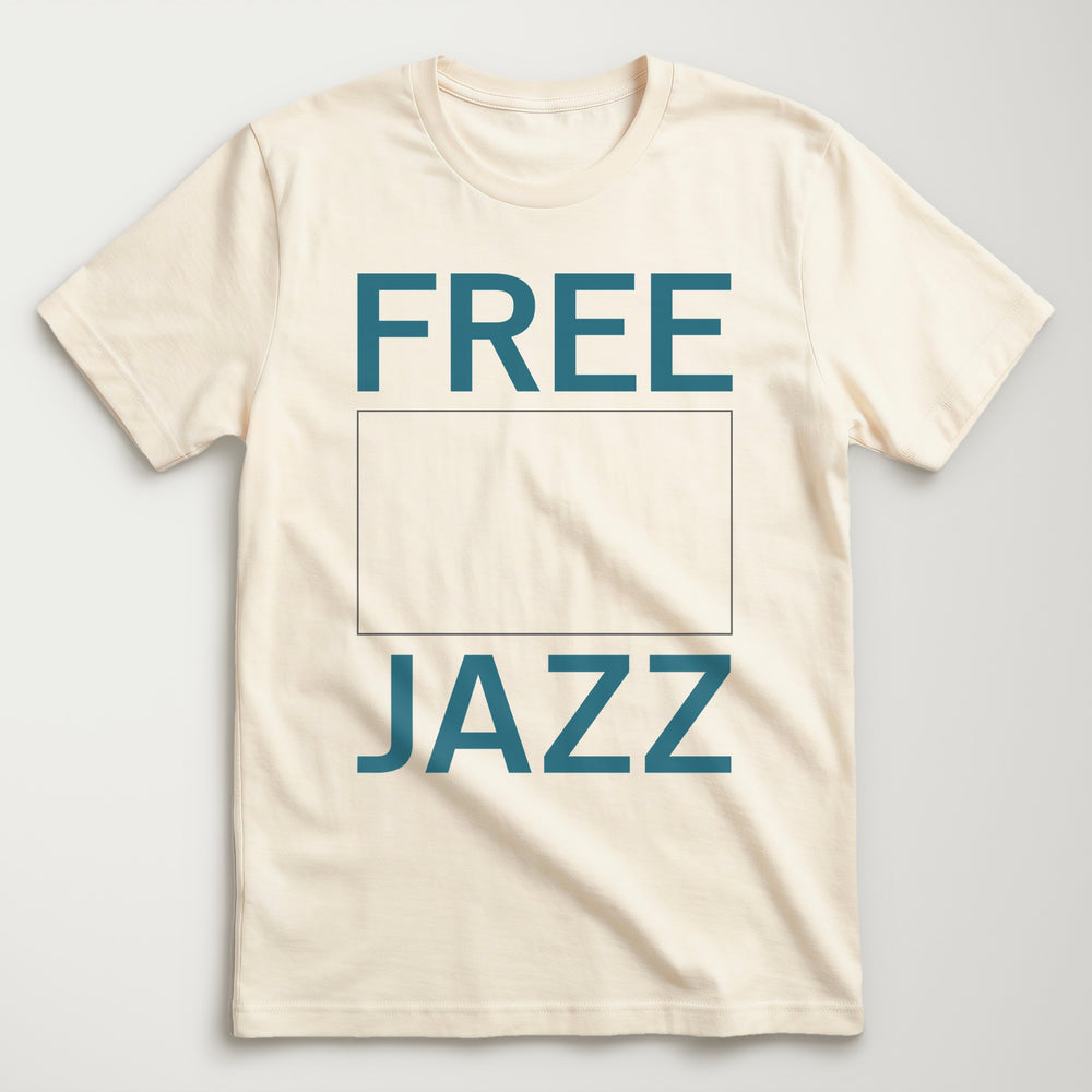 Free Jazz Classic Tee in Natural, flat lay