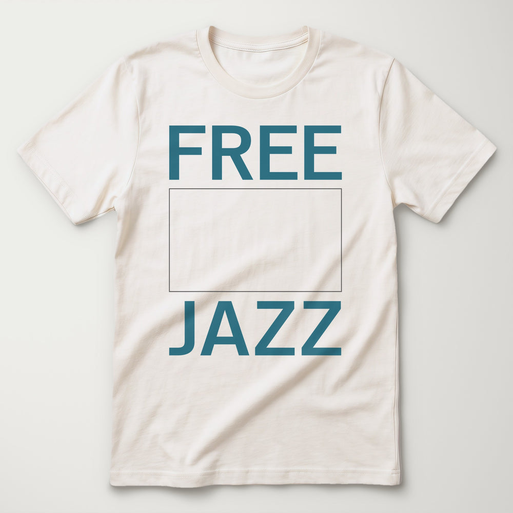 Free Jazz Classic Tee in Vintage White, flat lay