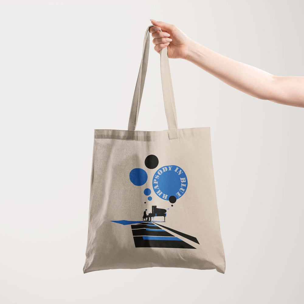 gershwin: rhapsody in blue canvas tote
