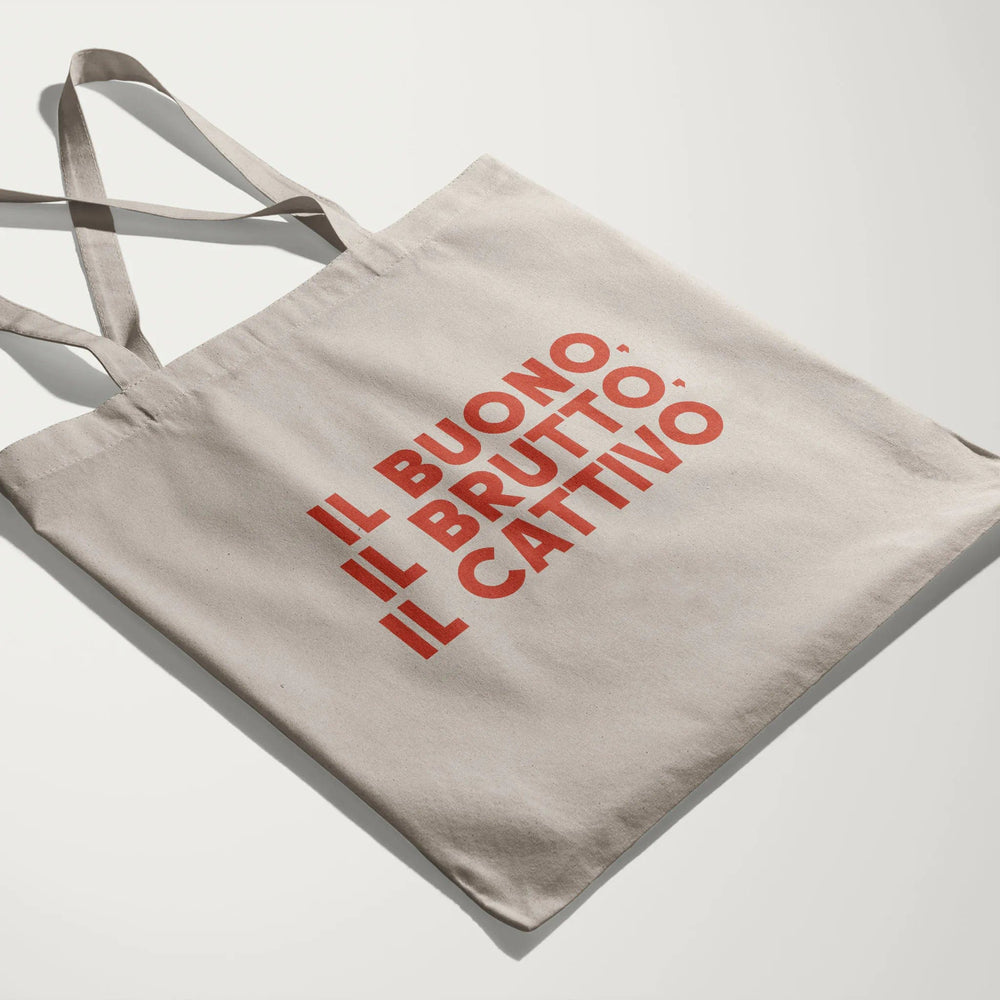 the good, the bad & the ugly: italiano canvas tote