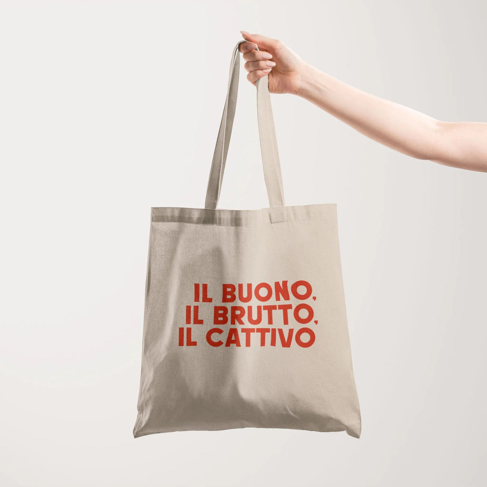 the good, the bad & the ugly: italiano canvas tote