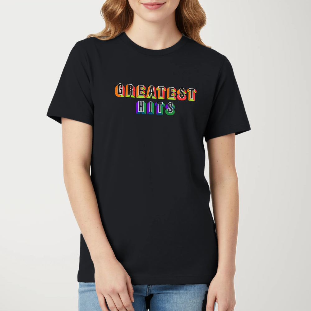 Greatest Hits Classic Tee in Vintage Black, model