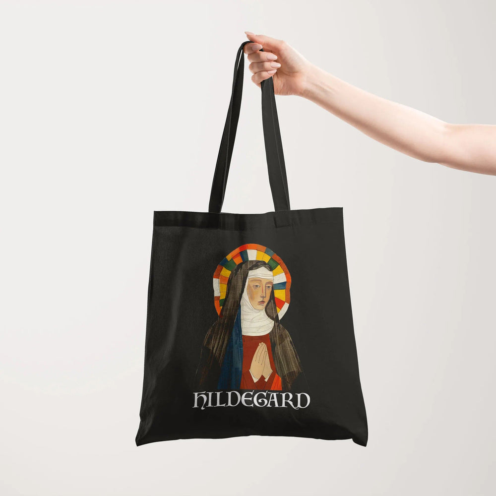 hildegard von bingen: the saint canvas tote