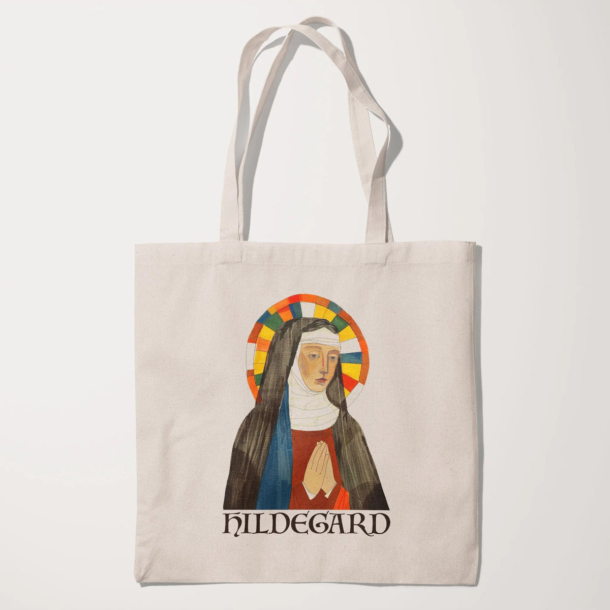 hildegard von bingen: the saint canvas tote