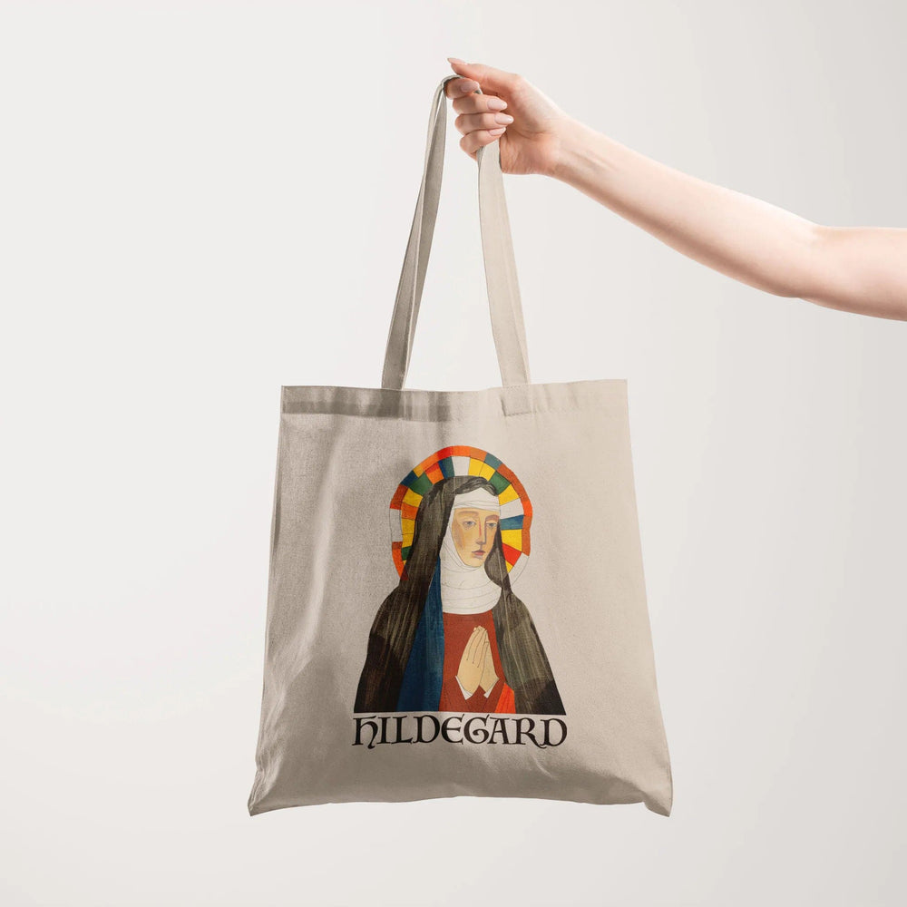 hildegard von bingen: the saint canvas tote