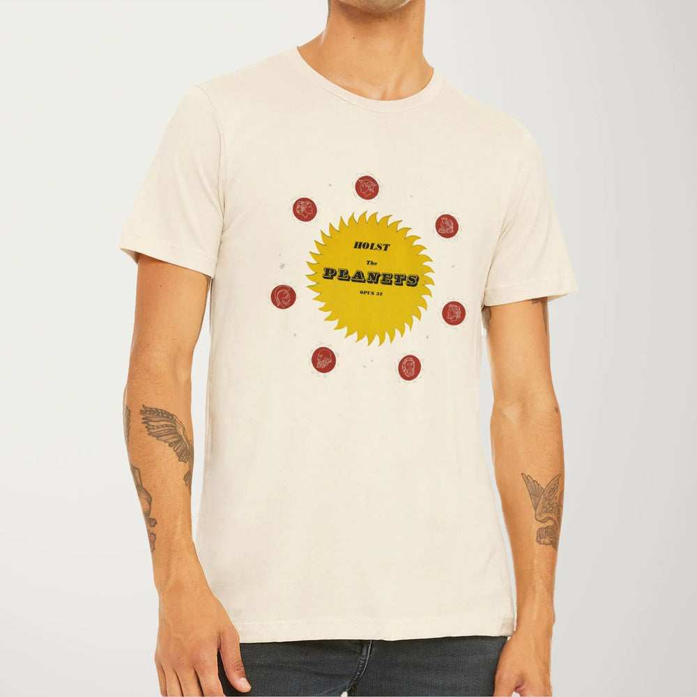 gustav holst: the planets classic tee in natural, worn