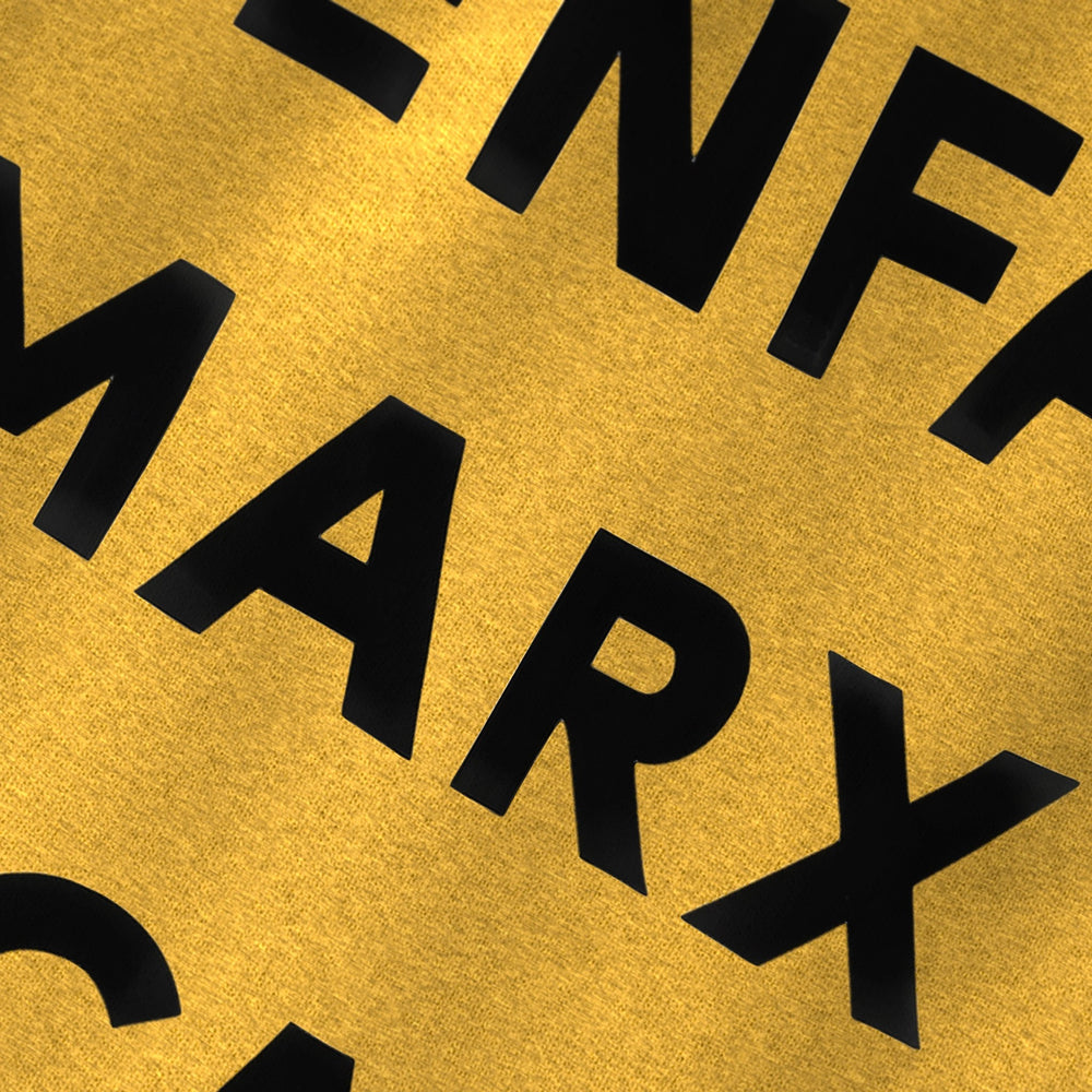 Godard: Les Enfants Classic Tee in Heather Yellow Gold, close-up