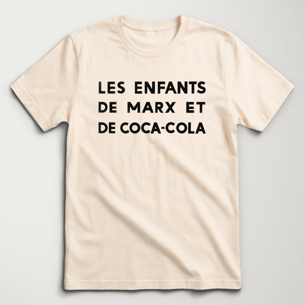 Godard: Les Enfants Classic Tee in Natural, flat lay