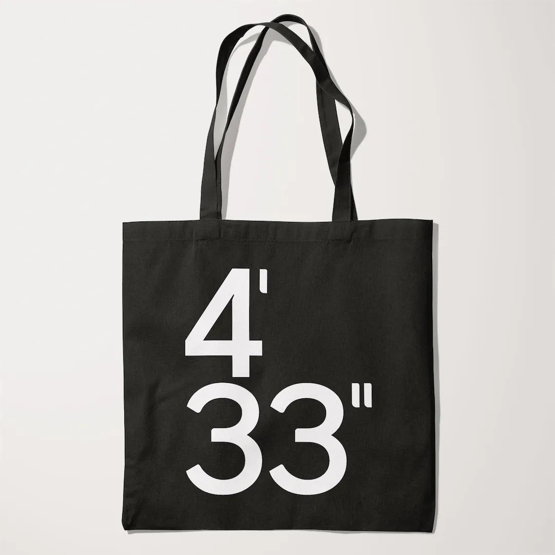 John Cage: 4'33" Tote