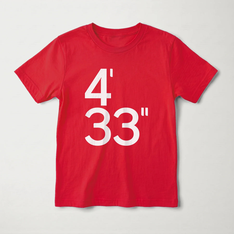 John Cage: 4'33" Kids Classic Tee