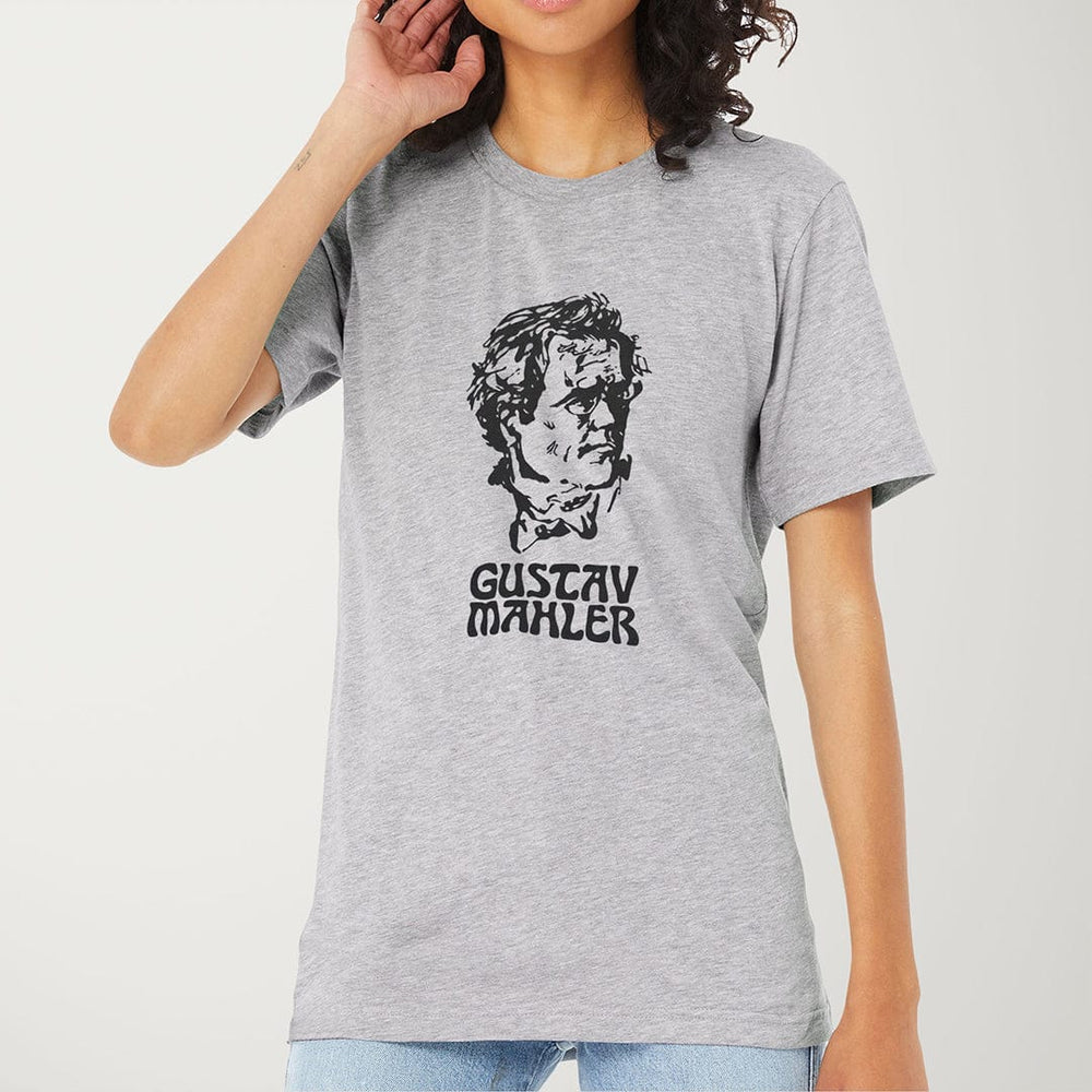 mahler: bernstein classic tee in athletic heather, worn