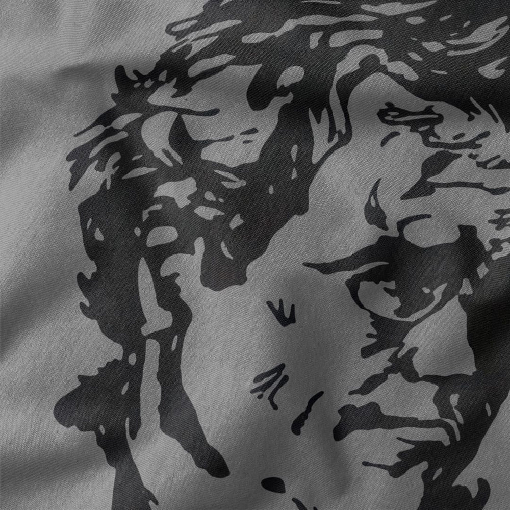 mahler: bernstein vintage heavyweight tee in granite, close-up of the print