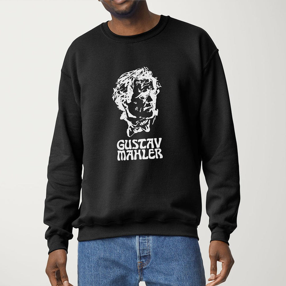 mahler: bernstein crewneck sweatshirt in black, worn