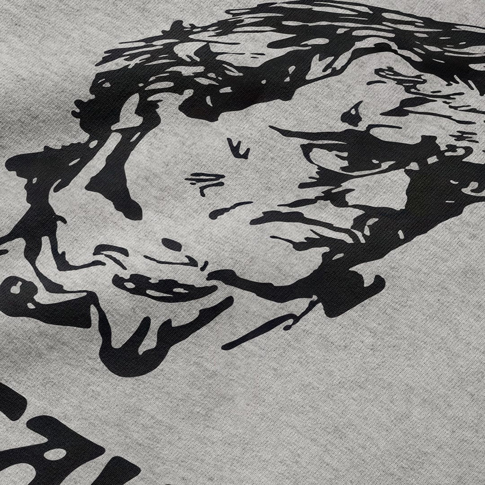 mahler: bernstein crewneck sweatshirt in sport grey, close-up of the print
