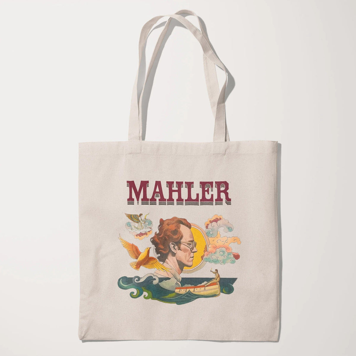 mahler: illustrated canvas tote