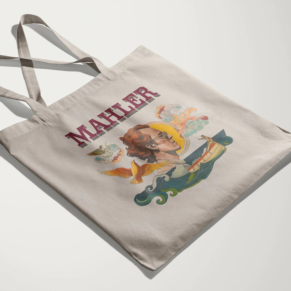 mahler: illustrated canvas tote
