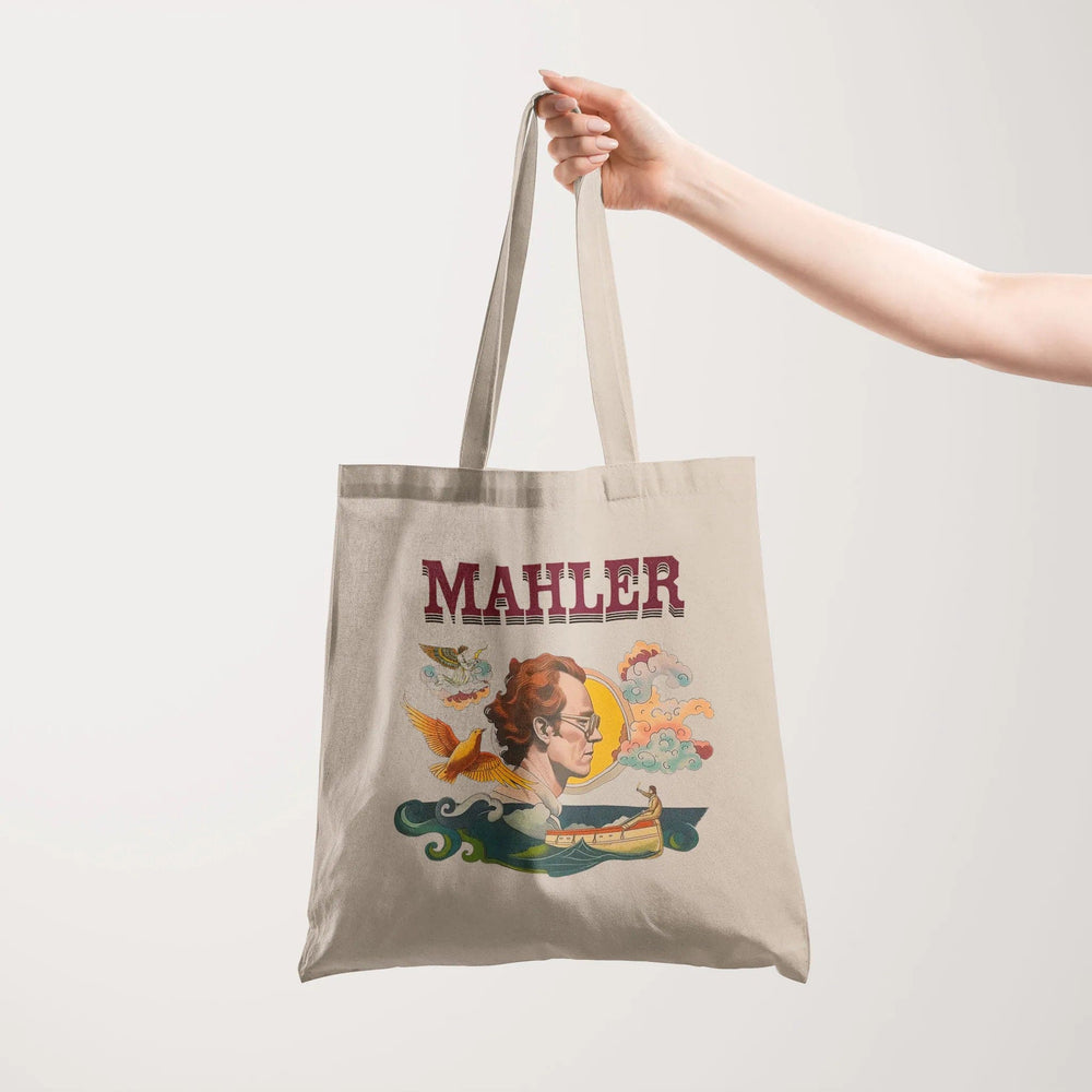 mahler: illustrated canvas tote