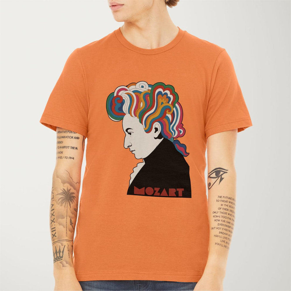 mozart: dylan '66 classic tee in burnt orange, worn
