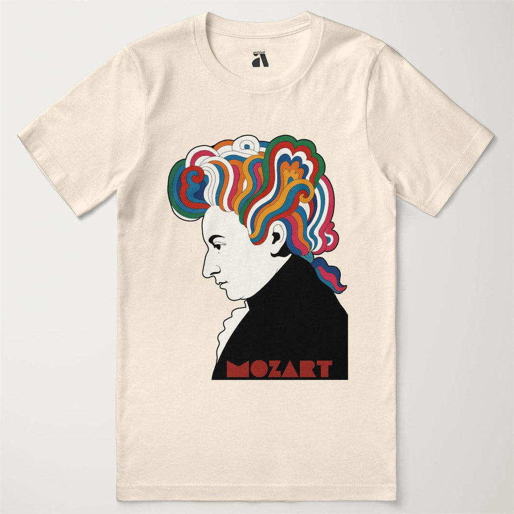 mozart: dylan '66 classic tee in natural, laid flat