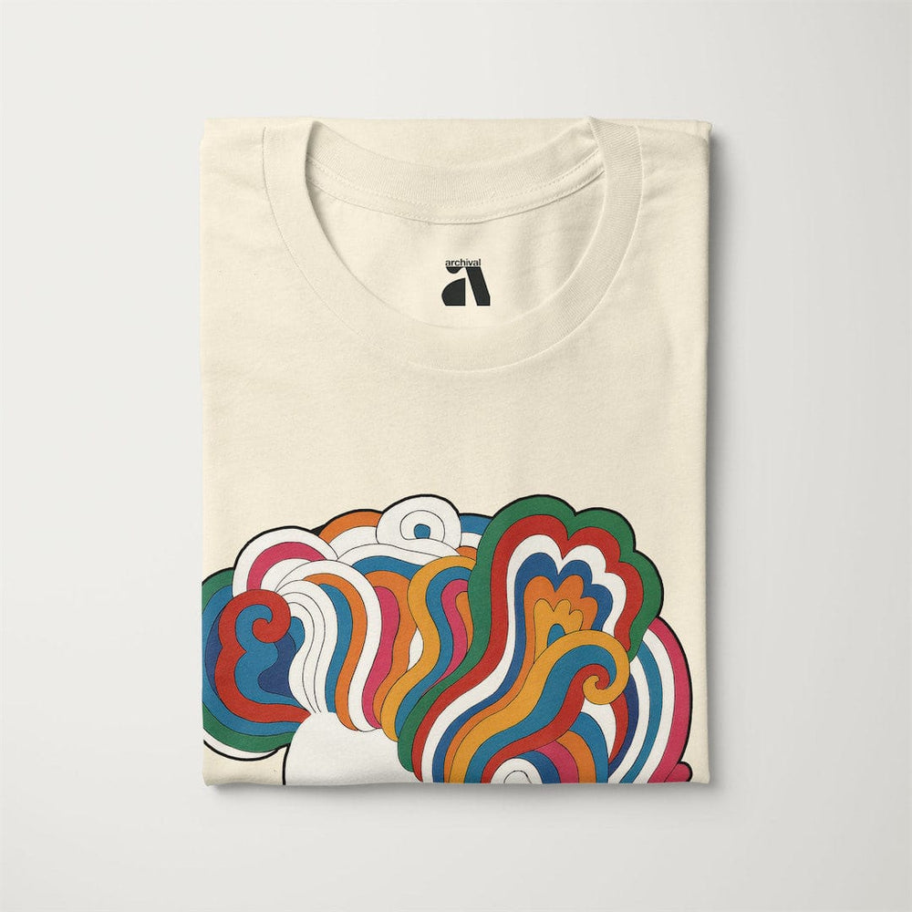 mozart: dylan '66 classic tee in natural, folded