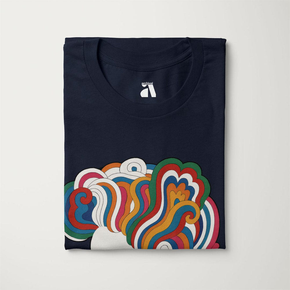 mozart: dylan '66 classic tee in navy, folded